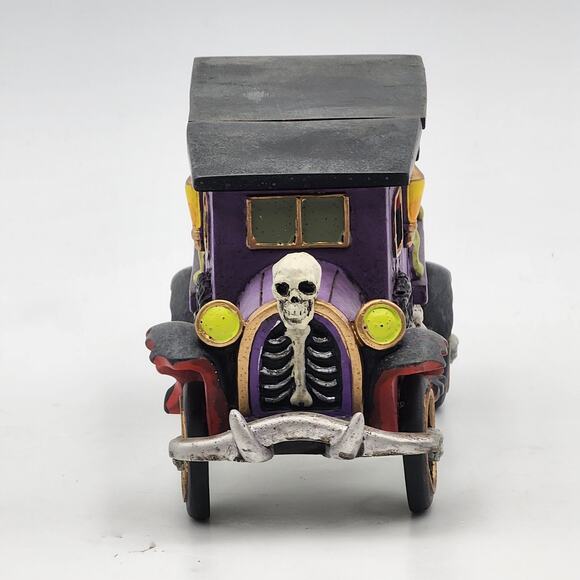 Department 56 Halloween Village Accessory Last Rites Ride Hearse 6001740 Box - Picture 11 of 16